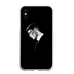 Чехол для iPhone XS Max матовый с принтом Peaky Blinders в Кировске, Силикон | Область печати: задняя сторона чехла, без боковых панелей | Тематика изображения на принте: criminal | gangster | peaky blinders | police | tomas shelby | банда | бандит | бирмингем | гангстер | криминал | острые козырьки | сериал | том харди | томас шелби | черчилль