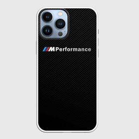 Чехол для iPhone 13 Pro Max с принтом BMW M PERFORMANCE | БМВ М ПЕРФОРМАНС в Кировске,  |  | Тематика изображения на принте: bmw | bmw motorsport | bmw performance | carbon | m | motorsport | performance | sport | бмв | карбон | моторспорт | спорт