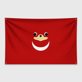 Флаг-баннер с принтом Knuckles в Кировске, 100% полиэстер | размер 67 х 109 см, плотность ткани — 95 г/м2; по краям флага есть четыре люверса для крепления | hedgehog | knuckles | sega | еж | ежик | кнаклс | сега | соник