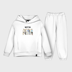 Детский костюм хлопок Oversize с принтом BTS в Кировске,  |  | bangtanboys | blackpink | bts | btsarmy | jhope | jimin | jin | jungkook | kimtaehyung | kpop | suga | taehyung | бтс | кпоп