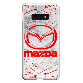 Чехол для Samsung S10E с принтом MAZDA RED LOGO в Кировске, Силикон | Область печати: задняя сторона чехла, без боковых панелей | auto | mazda | mps | sport | авто | автомобиль | автомобильные | бренд | мазда | марка | машины | мпс | спорт