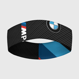 Повязка на голову 3D с принтом BMW M PERFORMANCE в Кировске,  |  | bmw | bmw motorsport | bmw performance | carbon | m | motorsport | performance | sport | бмв | карбон | моторспорт | спорт