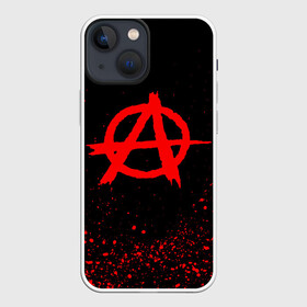 Чехол для iPhone 13 mini с принтом АНАРХИЯ | ANARCHY в Кировске,  |  | anarchy | riot | rock | анархия | бунт | знаки | музыка | панки | рок | символ