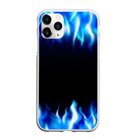 Чехол для iPhone 11 Pro матовый с принтом Синий Огонь в Кировске, Силикон |  | абстракция | блеск | волны | дракон | дым | крутой | линии | неон | неоновый | ночь | огненный | огни | огонь | пламя | свет | синий | сияние | яркий