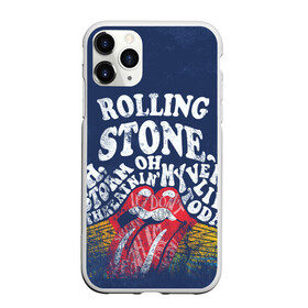 Чехол для iPhone 11 Pro Max матовый с принтом Rolling Stone в Кировске, Силикон |  | Тематика изображения на принте: mick jagger | music | rock | rolling stones | музыка | рок