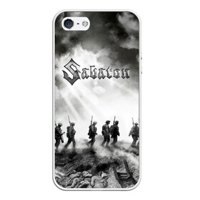 Чехол для iPhone 5/5S матовый с принтом Sabaton в Кировске, Силикон | Область печати: задняя сторона чехла, без боковых панелей | battle | panzerkampf | primo victoria | sabaton | the art of war | the great war | атака мертвецов | бисмарк | броден | войны | группа | йоаким | латный ботинок | метал | ночные ведьмы | пауэр | рок | рыцарские доспехи | сабатон