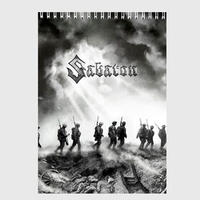 Скетчбук с принтом Sabaton в Кировске, 100% бумага
 | 48 листов, плотность листов — 100 г/м2, плотность картонной обложки — 250 г/м2. Листы скреплены сверху удобной пружинной спиралью | Тематика изображения на принте: battle | panzerkampf | primo victoria | sabaton | the art of war | the great war | атака мертвецов | бисмарк | броден | войны | группа | йоаким | латный ботинок | метал | ночные ведьмы | пауэр | рок | рыцарские доспехи | сабатон