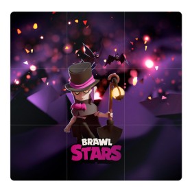 Магнитный плакат 3Х3 с принтом Brawl stars Mortis Мортис в Кировске, Полимерный материал с магнитным слоем | 9 деталей размером 9*9 см | Тематика изображения на принте: brawl | brawl stars | brawlstars | brawl_stars | jessie | mortis | бравл | бравлстарс | мортис