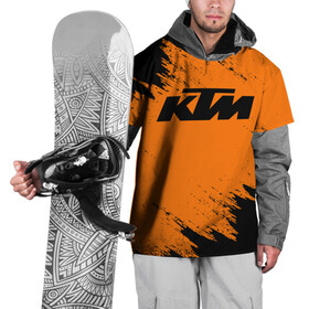 Накидка на куртку 3D с принтом KTM в Кировске, 100% полиэстер |  | enduro | ktm | moto | motocycle | sportmotorcycle | ктм | мото | мотоспорт