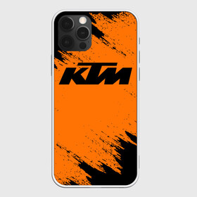 Чехол для iPhone 12 Pro Max с принтом KTM в Кировске, Силикон |  | Тематика изображения на принте: enduro | ktm | moto | motocycle | sportmotorcycle | ктм | мото | мотоспорт