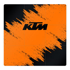 Магнитный плакат 3Х3 с принтом KTM в Кировске, Полимерный материал с магнитным слоем | 9 деталей размером 9*9 см | Тематика изображения на принте: enduro | ktm | moto | motocycle | sportmotorcycle | ктм | мото | мотоспорт