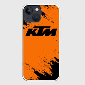 Чехол для iPhone 13 mini с принтом КТМ | KTM (Z) в Кировске,  |  | enduro | ktm | moto | motocycle | sportmotorcycle | ктм | мото | мотоспорт