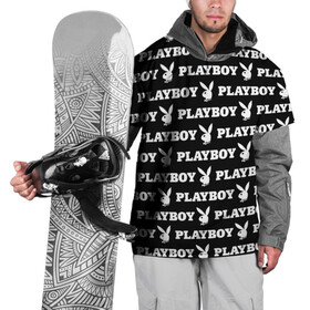 Накидка на куртку 3D с принтом PLAYBOY PATTERN | ПЛЕЙБОЙ ПАТТЕРН (Z) в Кировске, 100% полиэстер |  | brand | brazzers | fake taxi | faketaxi | hub | mode | playboy | бразерс | бренд | мода | фейк такси