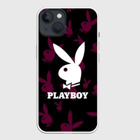 Чехол для iPhone 13 с принтом PLAYBOY | ПЛЕЙБОЙ (Z) в Кировске,  |  | brand | brazzers | fake taxi | faketaxi | hub | mode | playboy | бразерс | бренд | мода | фейк такси