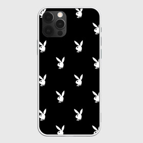 Чехол для iPhone 12 Pro Max с принтом ПЛЕЙБОЙ ПАТТЕРН | PLAYBOY PATTERN (Z) в Кировске, Силикон |  | brand | brazzers | fake taxi | faketaxi | hub | mode | playboy | бразерс | бренд | мода | фейк такси