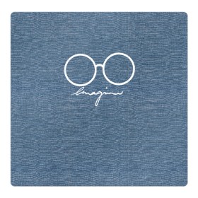 Магнитный плакат 3Х3 с принтом Imagine John Lennon в Кировске, Полимерный материал с магнитным слоем | 9 деталей размером 9*9 см | autograph | beatles | imagine | john | lennon | the beatles | автограф | битлз | битлы | голубая | группа | джинса | джинсовая | джинсовый | джон | купить | леннон | леннона | очки | с группы