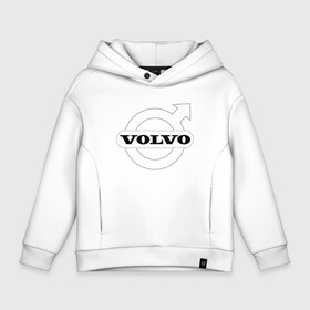 Детское худи Oversize хлопок с принтом VOLVO в Кировске, френч-терри — 70% хлопок, 30% полиэстер. Мягкий теплый начес внутри —100% хлопок | боковые карманы, эластичные манжеты и нижняя кромка, капюшон на магнитной кнопке | auto | s60 | s90 | v60 | v90 | volvo | xc60 | xc90 | авто | автомобиль | ам | волва | вольво | карбон | машина | машины