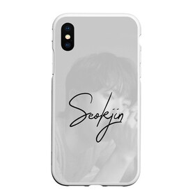 Чехол для iPhone XS Max матовый с принтом BTS Kim SeokJin в Кировске, Силикон | Область печати: задняя сторона чехла, без боковых панелей | Тематика изображения на принте: bts | j pop | k pop | korea | music | nct | pop | pop idols | айдолы | бтс | идолы | к поп | корейская музыка | корея | нст | поп | попса