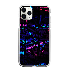 Чехол для iPhone 11 Pro Max матовый с принтом MARSMELLO NEON в Кировске, Силикон |  | christopher comstock | dj | fortnite | game | gamer | marshmello | music | диджей | игры | клубная музыка | клубняк | крис комсток | маршмеллоу | музыка | фортнайт