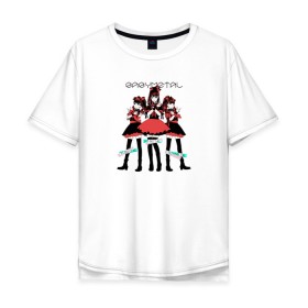 Мужская футболка хлопок Oversize с принтом Babymetal в Кировске, 100% хлопок | свободный крой, круглый ворот, “спинка” длиннее передней части | anime | babymetal | bts | idol | japan | k pop | аниме | группа | идол | каваии | каваий | метал | музыка | япония