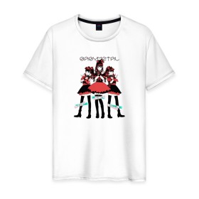 Мужская футболка хлопок с принтом Babymetal в Кировске, 100% хлопок | прямой крой, круглый вырез горловины, длина до линии бедер, слегка спущенное плечо. | anime | babymetal | bts | idol | japan | k pop | аниме | группа | идол | каваии | каваий | метал | музыка | япония