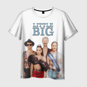 Мужская футболка 3D с принтом Little Big в Кировске, 100% полиэфир | прямой крой, круглый вырез горловины, длина до линии бедер | little big | евровидение | илья прускин