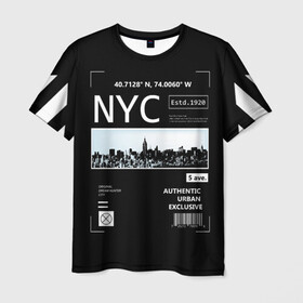 Мужская футболка 3D с принтом New-York Strips в Кировске, 100% полиэфир | прямой крой, круглый вырез горловины, длина до линии бедер | fashion | hypebeast | off | off white | streetwear | virgil abloh | white | вайт | итальянский | мода | офф | офф вайт | стаил | стритвир | уличный | урбан