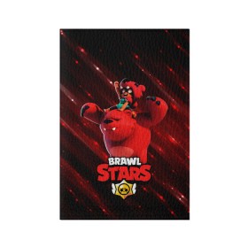 Обложка для паспорта матовая кожа с принтом Brawl stars Nita Нита в Кировске, натуральная матовая кожа | размер 19,3 х 13,7 см; прозрачные пластиковые крепления | Тематика изображения на принте: brawl | brawl stars | brawlstars | brawl_stars | jessie | nita | бравл | бравлстарс | нита