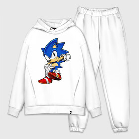 Мужской костюм хлопок OVERSIZE с принтом SONIC в Кировске,  |  | hedgehog | metal sonic | silver | silver the hedgehog | sonic | sonic boom | sonic the hedgehog | еж | ёж сонник | ежик | игры | кино | соник | соник в кино | сонник | фильм