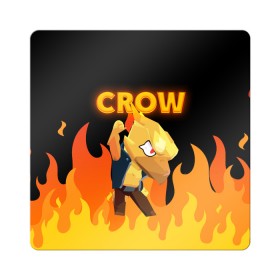 Магнит виниловый Квадрат с принтом BRAWL STARS CROW в Кировске, полимерный материал с магнитным слоем | размер 9*9 см, закругленные углы | bibi | brawl | brawl stars | crow | leon | max | sally | shark | stars | акула | биби | бравл | бравл старс | браво старс | игра | компьютерная | кров | леон | леон акула | старс | шарк