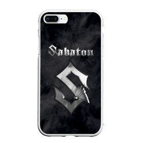 Чехол для iPhone 7Plus/8 Plus матовый с принтом SABATON в Кировске, Силикон | Область печати: задняя сторона чехла, без боковых панелей | sabaton | skull | даниель муллбак | йоаким броден | крис рёланд | оскар монтелиус | пэр сундстрём | рикард сунден | сабатон | скелет | тоббе энглунд | томми юханссон | ханнес ван дал | черепа