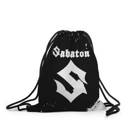 Рюкзак-мешок 3D с принтом SABATON в Кировске, 100% полиэстер | плотность ткани — 200 г/м2, размер — 35 х 45 см; лямки — толстые шнурки, застежка на шнуровке, без карманов и подкладки | Тематика изображения на принте: sabaton | skull | даниель муллбак | йоаким броден | крис рёланд | оскар монтелиус | пэр сундстрём | рикард сунден | сабатон | скелет | тоббе энглунд | томми юханссон | ханнес ван дал | черепа