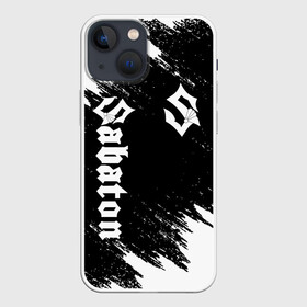 Чехол для iPhone 13 mini с принтом SABATON | САБАТОН (Z) в Кировске,  |  | sabaton | skull | даниель муллбак | йоаким броден | крис рёланд | оскар монтелиус | пэр сундстрём | рикард сунден | сабатон | скелет | тоббе энглунд | томми юханссон | ханнес ван дал | черепа