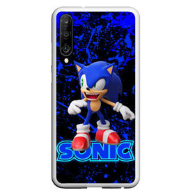 Чехол для Honor P30 с принтом Sonic в Кировске, Силикон | Область печати: задняя сторона чехла, без боковых панелей | Тематика изображения на принте: game | sonic | sonic the hedgehog | видеоигра | доктор эггман | ёж | ёж соник | игра | сега | синий антропоморфный ёж | соник | соник в кино