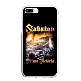 Чехол для iPhone 7Plus/8 Plus матовый с принтом SABATON в Кировске, Силикон | Область печати: задняя сторона чехла, без боковых панелей | sabaton | даниель муллбак | йоаким броден | крис рёланд | оскар монтелиус | пэр сундстрём | рикард сунден | сабатон | тоббе энглунд | томми юханссон | ханнес ван дал