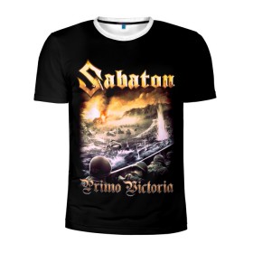 Мужская футболка 3D спортивная с принтом SABATON. в Кировске, 100% полиэстер с улучшенными характеристиками | приталенный силуэт, круглая горловина, широкие плечи, сужается к линии бедра | sabaton | даниель муллбак | йоаким броден | крис рёланд | оскар монтелиус | пэр сундстрём | рикард сунден | сабатон | тоббе энглунд | томми юханссон | ханнес ван дал