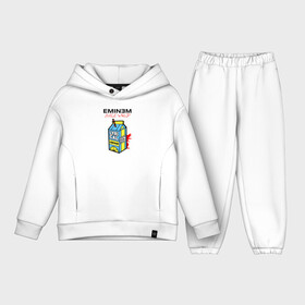 Детский костюм хлопок Oversize с принтом Eminem Juice WRLD Godzilla в Кировске,  |  | Тематика изображения на принте: 100 сок | eminem | godzilla | juice | juice wrld | logo | music | rap | альбом | годзилла | джус | джюс | лейбл | лирика | лирический | лого | логотип | рэп | сок | трубочка | эминем