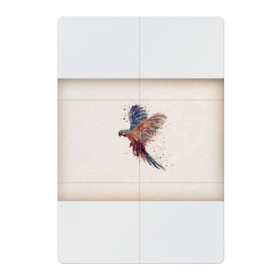 Магнитный плакат 2Х3 с принтом Parrot 1 в Кировске, Полимерный материал с магнитным слоем | 6 деталей размером 9*9 см | Тематика изображения на принте: art | parrot | арт | попугай