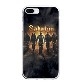 Чехол для iPhone 7Plus/8 Plus матовый с принтом SABATON в Кировске, Силикон | Область печати: задняя сторона чехла, без боковых панелей | sabaton | даниель муллбак | йоаким броден | крис рёланд | оскар монтелиус | пэр сундстрём | рикард сунден | сабатон | тоббе энглунд | томми юханссон | ханнес ван дал