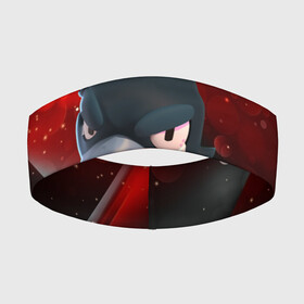 Повязка на голову 3D с принтом Brawl Stars Crow (Ворон) в Кировске,  |  | brawl | brawl stars | brawlstars | brawlstarsmemes | brawl_stars | clashofclans | clashroyale | plp | supercell | бравл | бравлстарс | ворон