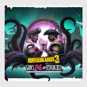 Магнитный плакат 3Х3 с принтом borderlands 3 в Кировске, Полимерный материал с магнитным слоем | 9 деталей размером 9*9 см | addon | borderlands | borderlands 3 | fps | game | games | guns love and tentacles | борда | бордерлэндс | игра | игры | любовь | пушки | тентакли