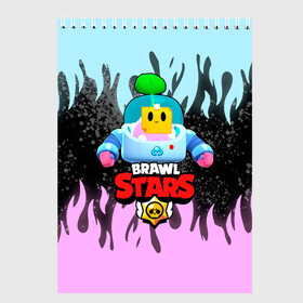 Скетчбук с принтом BRAWL STARS (SPROUT) [15] в Кировске, 100% бумага
 | 48 листов, плотность листов — 100 г/м2, плотность картонной обложки — 250 г/м2. Листы скреплены сверху удобной пружинной спиралью | 8 bit | android | brawl | brawl stars | clash | clash royale | game | leon | royale | sprout | stars | андроид | игра | кольт | леон | мобильные игры | спраут