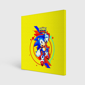 Холст квадратный с принтом SONIC в Кировске, 100% ПВХ |  | hedgehog | metal sonic | silver | silver the hedgehog | sonic | sonic boom | sonic the hedgehog | еж | ёж сонник | ежик | игры | кино | соник | соник в кино | сонник | фильм