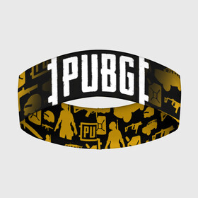 Повязка на голову 3D с принтом PUBG в Кировске,  |  | playerunknown s battlegrounds | pubg | pubg mobile | пабг | пабг лайт | пабг мобайл | пубг мобайл | пубг.