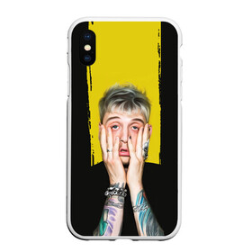 Чехол для iPhone XS Max матовый с принтом Colson Baker Machine Gun Kelly в Кировске, Силикон | Область печати: задняя сторона чехла, без боковых панелей | Тематика изображения на принте: colson baker | machine gun kelly | mgk | rap. рэп рок | колсон бэйкер | реп | репер | рэп