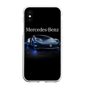 Чехол для iPhone XS Max матовый с принтом MERCEDES в Кировске, Силикон | Область печати: задняя сторона чехла, без боковых панелей | 2020 | amg | auto | brabus | clk | cls | glk | mercedes | mercedes benz | slk | sport | авто | автомобиль | автомобильные | амг | брабус | бренд | глк | марка | машины | мерседес | слк | спорт | цлк | цлс