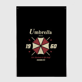 Постер с принтом Umbrella Corporation в Кировске, 100% бумага
 | бумага, плотность 150 мг. Матовая, но за счет высокого коэффициента гладкости имеет небольшой блеск и дает на свету блики, но в отличии от глянцевой бумаги не покрыта лаком | 2 | biohazard | claire | evil | horror | raccoon | resident | survival | t virus | t вирус | выживание | зла | кеннеди | клэр | леон | обитель | раккун | редфилд | скотт | ужас