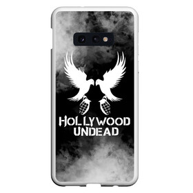 Чехол для Samsung S10E с принтом Hollywood Undead в Кировске, Силикон | Область печати: задняя сторона чехла, без боковых панелей | charlie scene | danny | funny man | hollywood | hollywood undead | j dog | johnny 3 tears | undead | андед | голивуд | голливудская нежить | группа | кранккор | метал | нежить | реп | рок | рэп | рэпкор