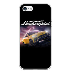 Чехол для iPhone 5/5S матовый с принтом Lamborghini Urus в Кировске, Силикон | Область печати: задняя сторона чехла, без боковых панелей | audi | auto | aventador | lamborghini | murcielago | urus | авто | автомобиль | ам | ламба | ламборгини | машина | машины | спорткар | урус