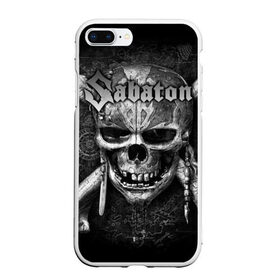 Чехол для iPhone 7Plus/8 Plus матовый с принтом SABATON в Кировске, Силикон | Область печати: задняя сторона чехла, без боковых панелей | sabaton | даниель муллбак | йоаким броден | крис рёланд | оскар монтелиус | пэр сундстрём | рикард сунден | сабатон | тоббе энглунд | томми юханссон | ханнес ван дал